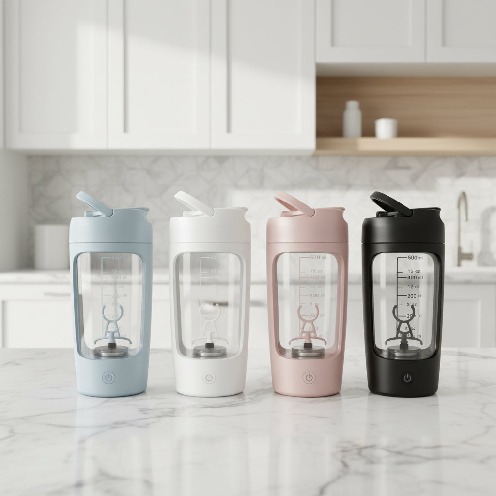 Premium Electric Portable Whey Protein Shaker Bottle