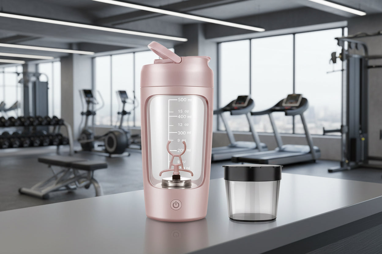 Premium Electric Portable Whey Protein Shaker Bottle