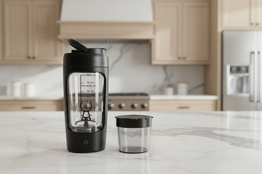 Premium Electric Portable Whey Protein Shaker Bottle