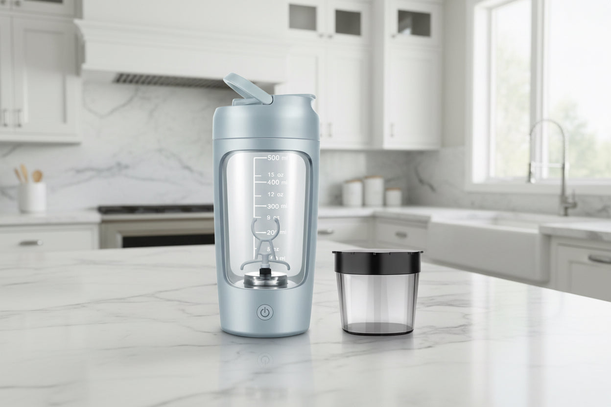 Premium Electric Portable Whey Protein Shaker Bottle
